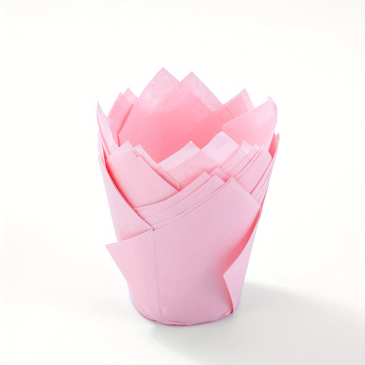 50pcs, Tulip Muffin Cups, Disposable Cupcake Cups, Heat Resistant Greaseproof Paper Cupcake Liners, Muffin Molds, Baking Tools, Kitchen Gadgets, Kitchen Accessories