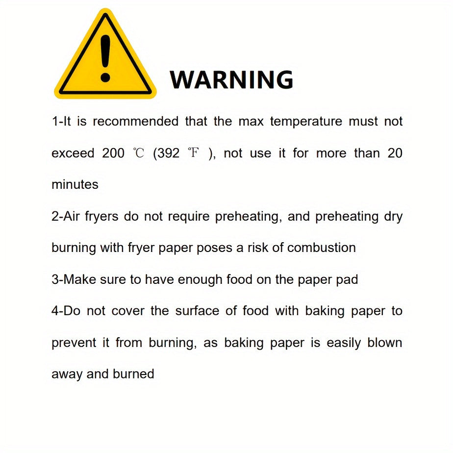 100pcs, Air Fryer Disposable Paper Liners, 9 Inch, Round And Square Parchment Paper Liner For 5-8QT Air Fryer, Oil-proof, Water-proof, Parchment Baking Paper For Kitchen Baking Roasting Microwave