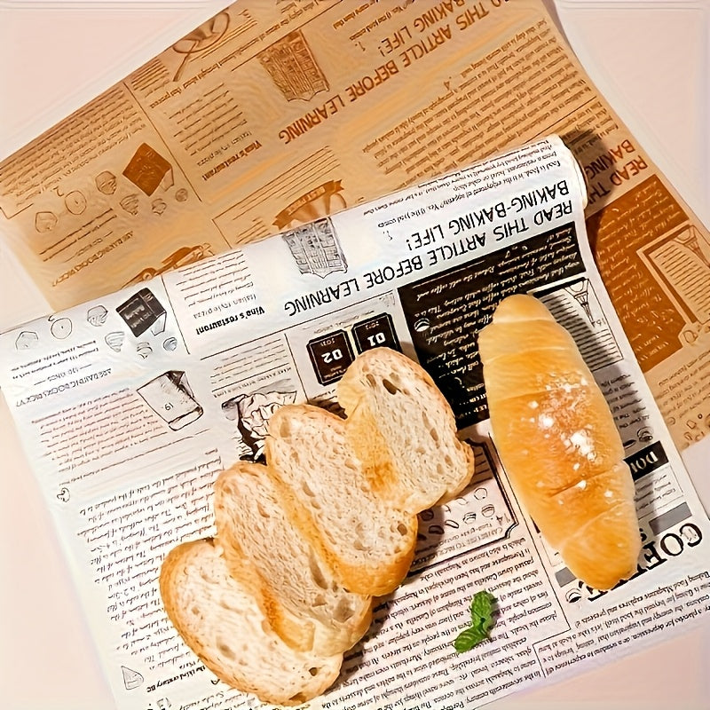 1 roll of silicone oil paper mat, french fries, sandwiches, hamburgers, bread oil proof baking paper, suitable for baking, cooking, barbecue, etc., home kitchen and restaurant accessories.