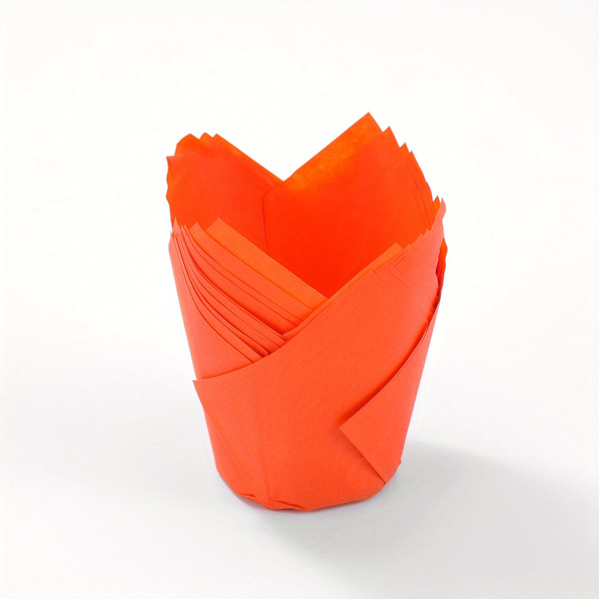 50pcs, Tulip Muffin Cups, Disposable Cupcake Cups, Heat Resistant Greaseproof Paper Cupcake Liners, Muffin Molds, Baking Tools, Kitchen Gadgets, Kitchen Accessories