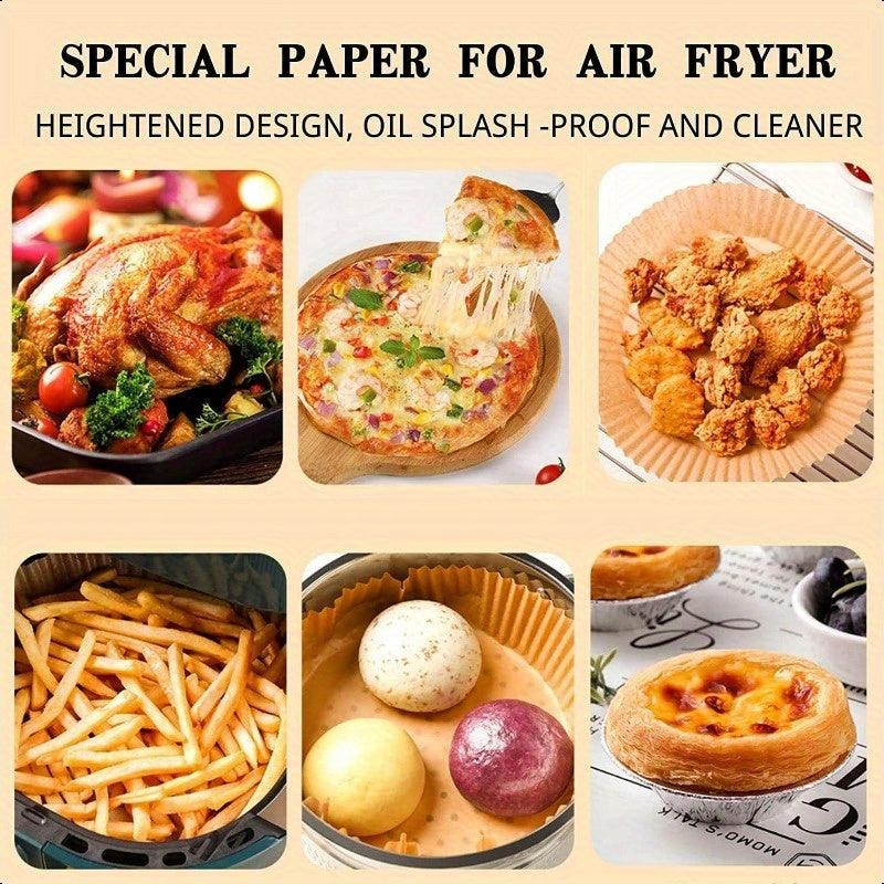 Air Fryer Paper Liners 100pcs Nonstick Disposable Liners Baking Paper for Air Fryer Oilproof Waterproof Food Grade Parchment for Baking Roasting Microwave 100Pcs6.3 inch plants live clearance sale vegetable seeds seeds hosta plants plants gardening flower