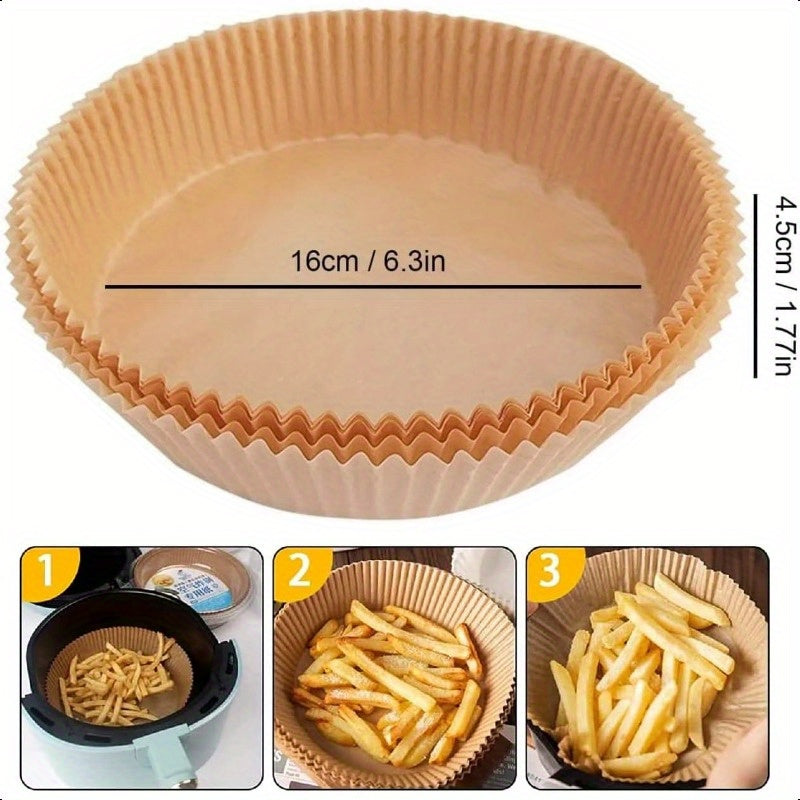 Air Fryer Paper Liners 100pcs Nonstick Disposable Liners Baking Paper for Air Fryer Oilproof Waterproof Food Grade Parchment for Baking Roasting Microwave 100Pcs6.3 inch plants live clearance sale vegetable seeds seeds hosta plants plants gardening flower