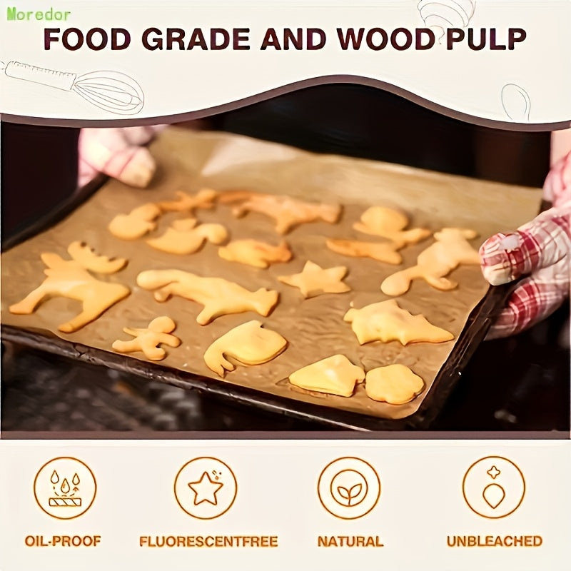 50-Pack Pre-Cut Parchment Paper Baking Sheets - 9x13 Inch Unbleached Non-Stick, Half Sheet Pan Size - For Baking, Cooking, Grilling, Air Fryer, Steaming, Deep Fryer - Perfect For Home Bakers & Kitchen Enthusiasts
