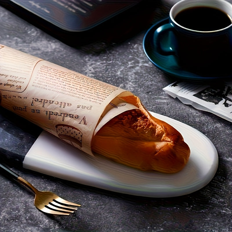 1 roll of silicone oil paper mat, french fries, sandwiches, hamburgers, bread oil proof baking paper, suitable for baking, cooking, barbecue, etc., home kitchen and restaurant accessories.