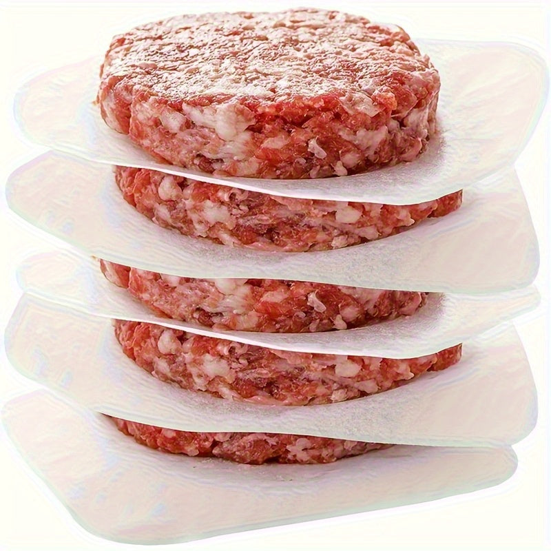 100 Sheets 3.9x3.9inch Square Paper, Suitable for Separating BBQ, Cookies, Frozen Food, and Candy Packaging, or as Baking and Candy Wrapping Paper