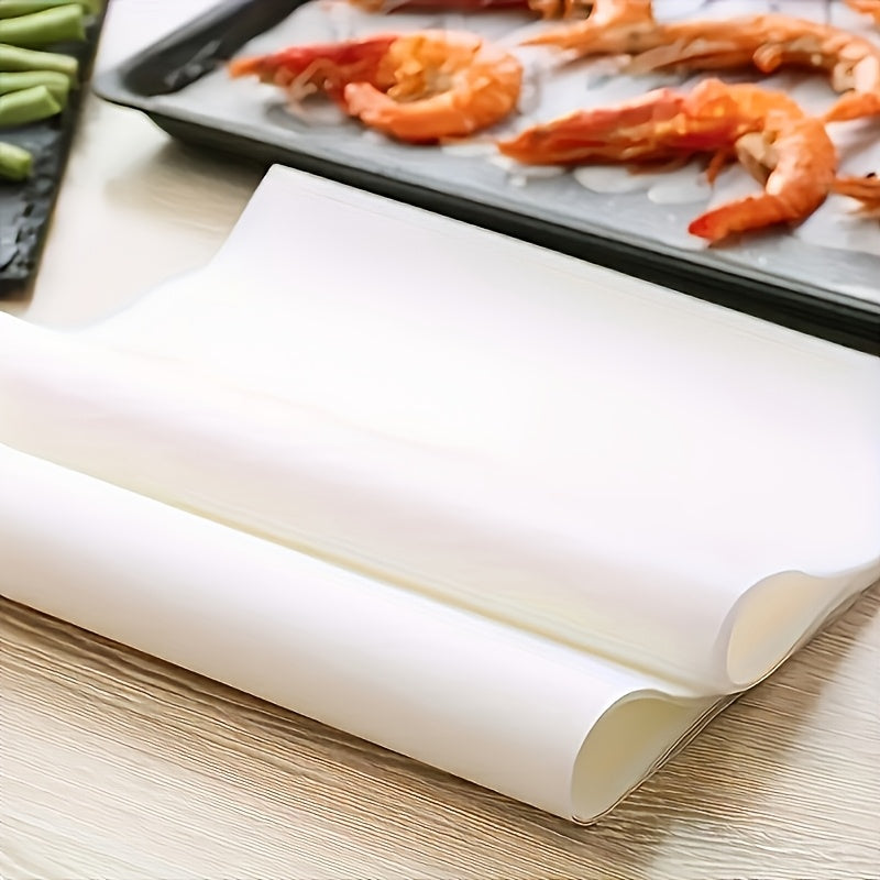 50-Pack Pre-Cut Parchment Paper Baking Sheets - 9x13 Inch Unbleached Non-Stick, Half Sheet Pan Size - For Baking, Cooking, Grilling, Air Fryer, Steaming, Deep Fryer - Perfect For Home Bakers & Kitchen Enthusiasts