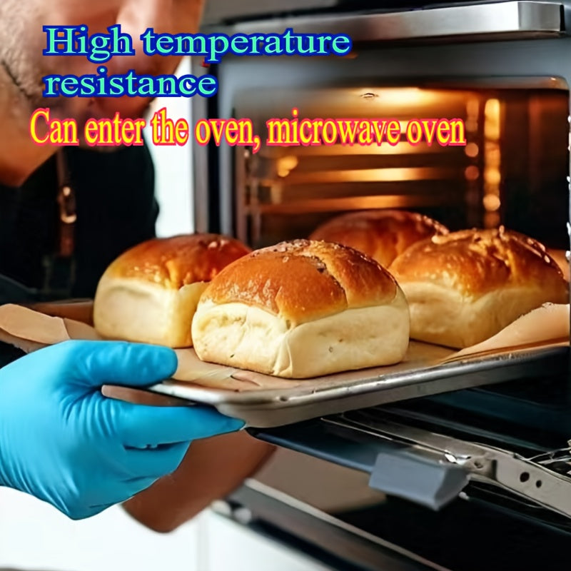 Multi-Sized Heavy-Duty Baking Oil-Resistant & Anti-Stick Paper - Heat-Resistant up to 450°C/932°F, Beige Kitchen & Dining Mat for Oven, Grill, Frying - Induction-Safe, Parchment Paper for Baking, Roasting, Grilling - Ideal for Holiday Meals & Everyday