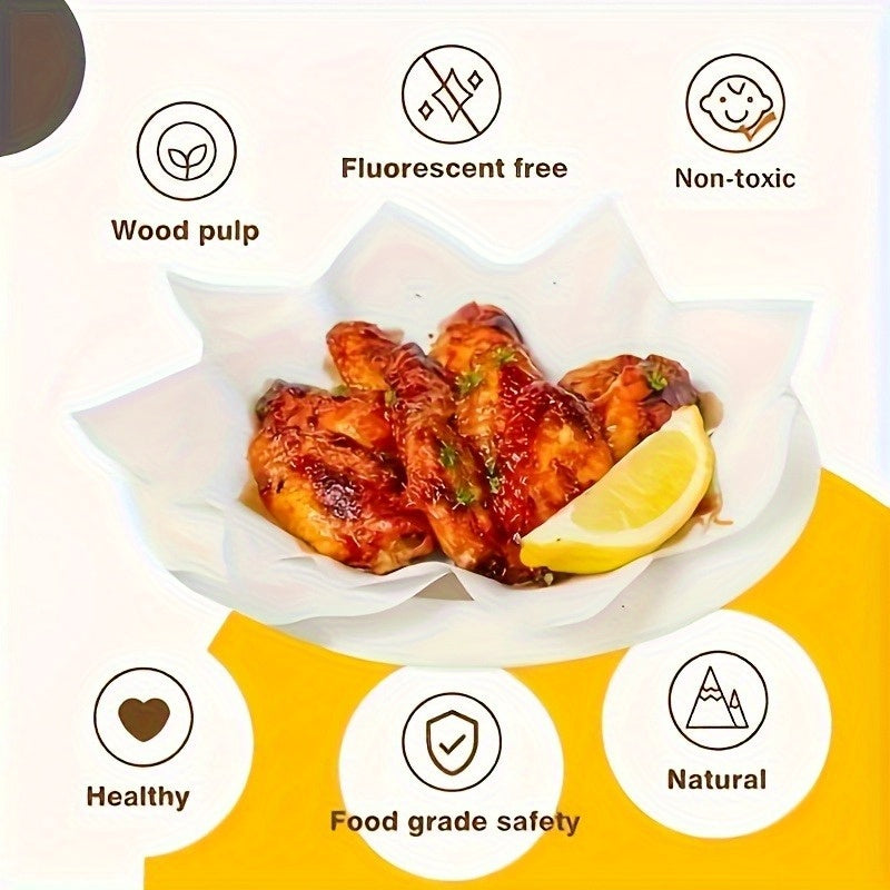 100pcs Pre-Cut Parchment Paper Baking Sheets Unbleached Non-Stick, Half Sheet Pan Size - For Baking, Cooking, Grilling, Air Fryer, Steaming, Deep Fryer - Perfect For Home Bakers & Kitchen Enthusiasts (9*13in)
