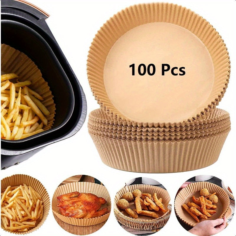 Air Fryer Paper Liners 100pcs Nonstick Disposable Liners Baking Paper for Air Fryer Oilproof Waterproof Food Grade Parchment for Baking Roasting Microwave 100Pcs6.3 inch plants live clearance sale vegetable seeds seeds hosta plants plants gardening flower