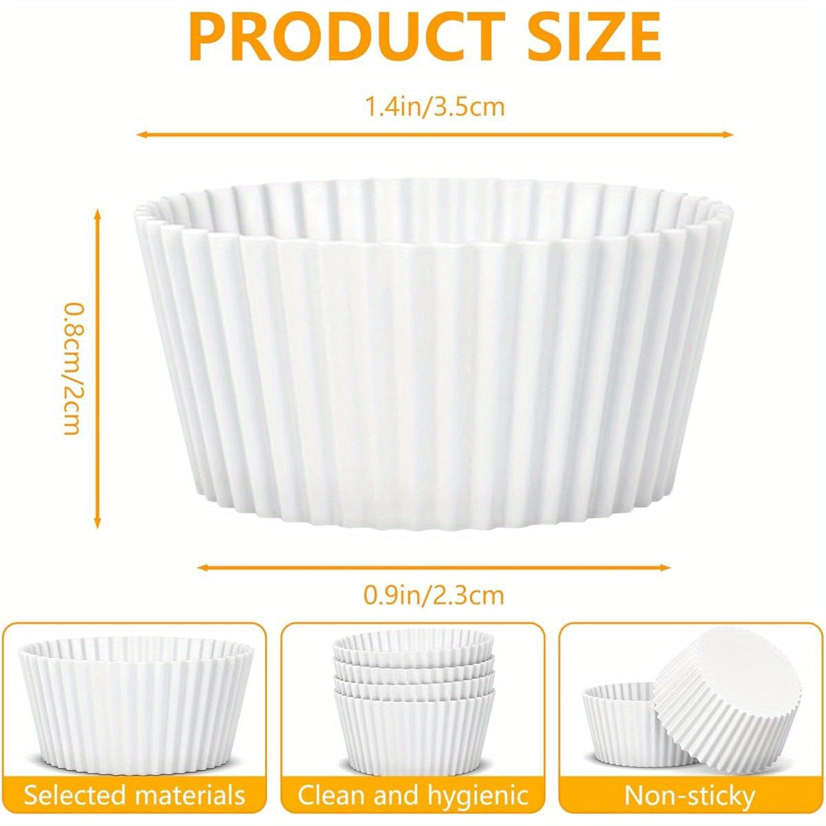 1000pcs Heavy-Duty Greaseproof Cupcake Liners - Non-Stick Baking Cups, Heat-Resistant up to, for Wedding, Birthday, Party, Everyday Baking - Commercial & Home Kitchen Use (1000 Count), Party Supplies, Uniform Shape, Foodsafe Material, Event Planners