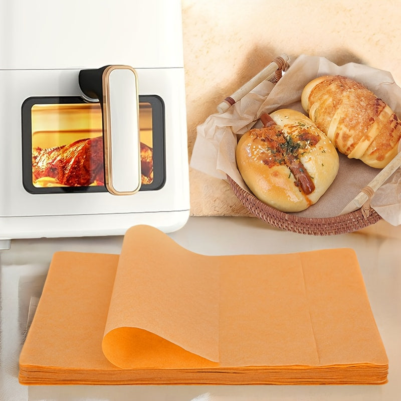 Multi-Sized Heavy-Duty Baking Oil-Resistant & Anti-Stick Paper - Heat-Resistant up to 450°C/932°F, Beige Kitchen & Dining Mat for Oven, Grill, Frying - Induction-Safe, Parchment Paper for Baking, Roasting, Grilling - Ideal for Holiday Meals & Everyday
